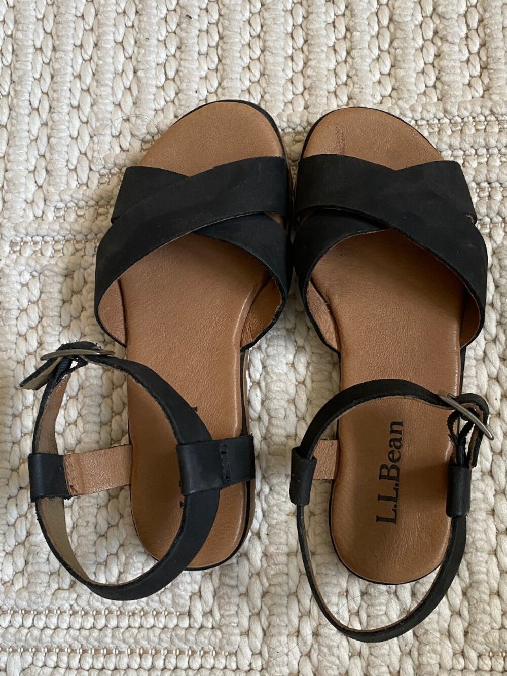 L.L. Bean Womens Neutral Sandals